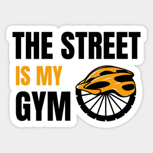 Street Is My Gym - Cycling Sticker